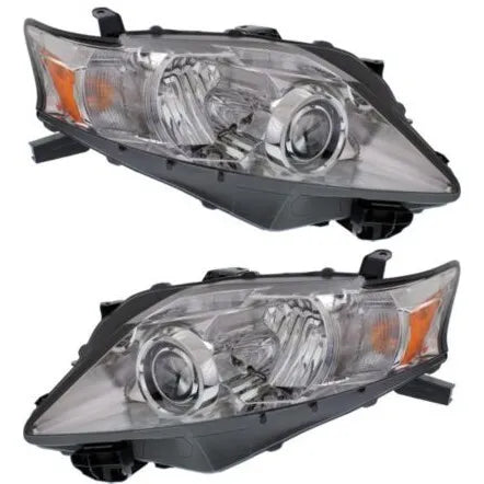 Headlight Set For 2010-2013 Lexus RX350 Left and Right HID With Bulb 2Pc