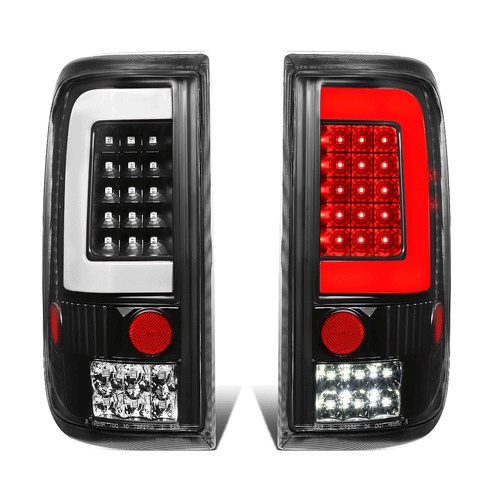 2004-2008 d F150 Lobo LED C-Tube Bar Tail Brake Light Reverse Lamp Black