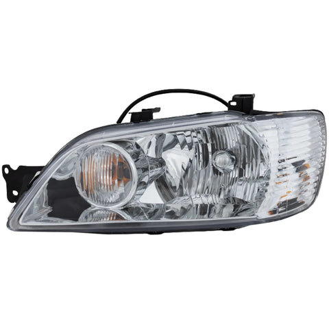 Headlight For 2002-2003 Mitsubishi Lancer Left Clear Lens With Bulb