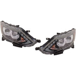 Headlight Set For 2017-2019 Nissan Rogue Sport Driver and Passenger Side LED