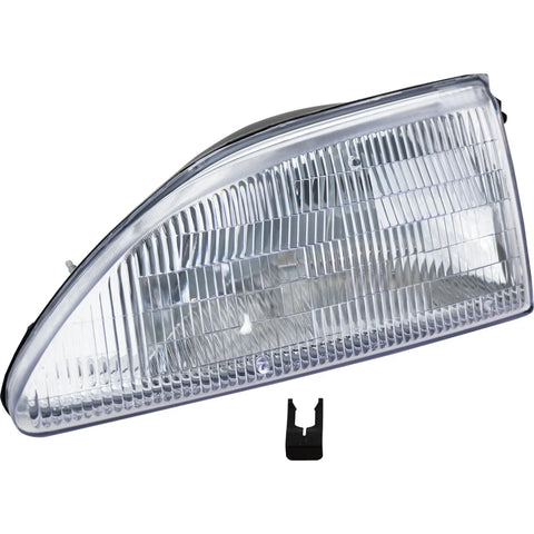 Headlight For 94 95 96 97 98 Ford Mustang GT 95 Mustang GTS Left With Bulb