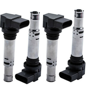 4 Packs Ignition Coil For Audi For Seat For Skoda For VW 1.4T 2002 2003 04 05-16