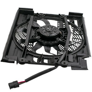 AC Condenser Cooling Fan Radiator Assembly for BMW 528i Base Sedan 4-Door 96-98