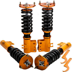 New Coilovers Kit for Subaru Forester 1998-2002 Adj. Height Coil Springs & Strut