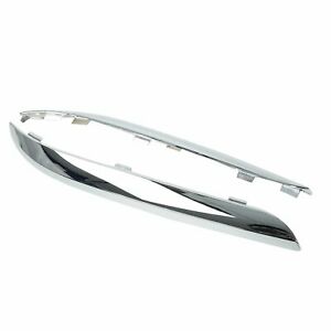 FOR 2011-2014 CHRYSLER 300 FRONT BUMPER MOLDING CHROME TRIM SET=LH & RH