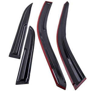 4Pcs Smoke Windows Visor Sun Guard for Honda Accord 4DR 1998 1999 2000 2001 2002