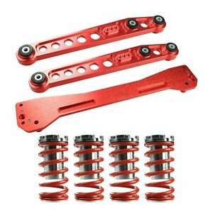 1-4" Coilover Spring+ Rear Lower Control Arm+ Subframe Bar EK For Honda Civic RD