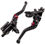 Left & Right 7/8'' Motorcycle Brake Master Cylinder Hydraulic Reservoir Lever