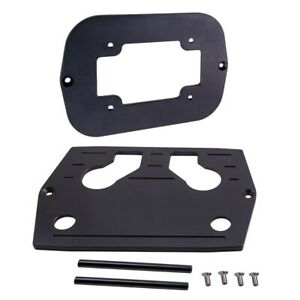 Black Billet Milled Hold Down Battery Bracket Tray Fit for Optima 34/78 Battery