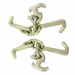 G70 RTJ 2PCS Hooks Cluster Wrecker Tow Truck Chain Car Hauler Trailer Towing