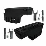 Left+Right ABS Truck Bed Storage Box Toolboxes Black For 2015-2019 Ford F150