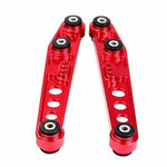 For 1992-1995 Honda Civic JDM EG EJ1 Red Rear Lower Suspension Control Arms Kit