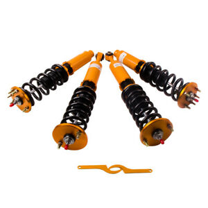 4x Damper Adjustable Coilovers for Acura TSX 04-08 Accord 03-07 Shock Absorbers