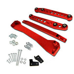 Rear Lower Control Arm+ Subframe Brace +Tie Bar For 96-00 Honda Civic EK Red