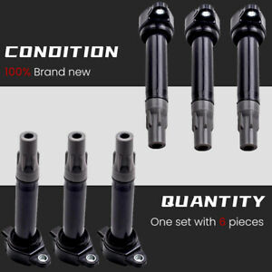 6pcs Spark Ignition Coils For Chrysler 300 V6 3.5L  2.7L 2006-10 Pacifica UF502