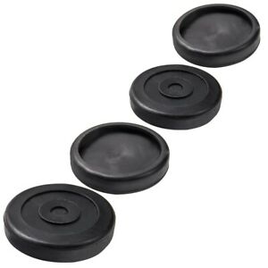 New Black Round Rubber Arm Pads for Lift 5715017 Set of 4