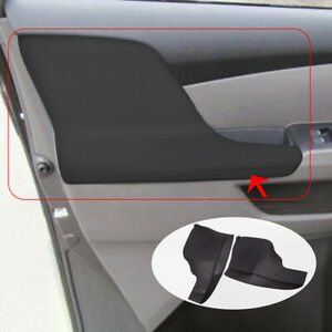 2pcs New Door Armrest Cover Leather Fits For Honda Odyssey 2011-2017 Black