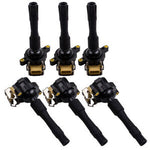 Pack of 6 Ignition Coils on Plug for BMW E36 E39 E46 X5 2.5L UF300 UF354 5C1696