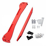 Red Rear Tie Bar Subframe Brace + Tie Bar FOR 1996-2000 EK Honda Civic