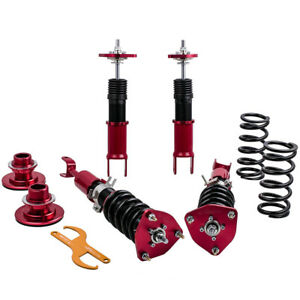 TT Coilovers Shocks Absorbers Suspension Kits For Nissan 350Z Z33 03-08 Red