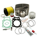 Cylinder Piston Gasket Top End Rebuild Kit For Honda Rancher TRX350 2000-06