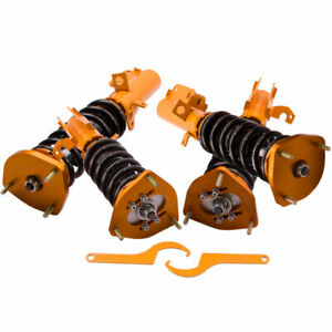 4x Coilovers Absorbers Spring For Toyota Corolla 88-99 E90 E100 E110 AE92-AE111