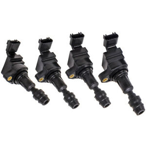 Ignition on plug Coils x4 for Saab for Buick for Chevrolet  for GMC for Pontiac