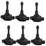 6PCS Spark Ignition Coil Pack for Nissan 370Z 3.7L V6 2009 2010 - 2013 UF617