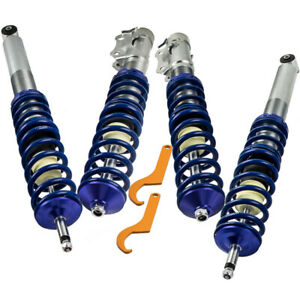 Coilover Spring Strut Full Kit for VW Golf MK2 MK3 A2 A3 1G 1H 1E 83-98 Blue