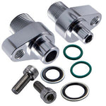 A/C Compressor 3/4"-16 Discharge Fitting & 7/8"-14 Suction Fitting for LS Engine