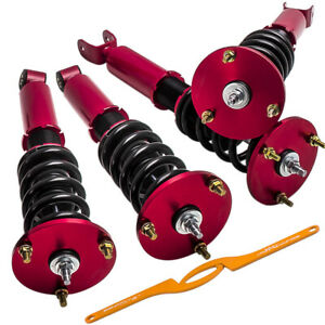 4pcs Coilovers Shock Kits For Lexus sc300 sc400 1993 -1998 Adjustable Damper Red