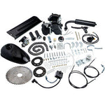 80cc Bicycle Motor Kit Bike Cycling Motorized 2-Stroke Petrol Engine Set Black