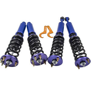 Front + Rear Coilovers Kits For Honda Accord 98-02 01-03 Acura CL/99-03 TL Blue