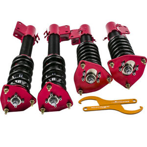 Coilovers Shock Suspension Spring Kit for Subaru Legacy 94-98 GDA GDB Adj Height