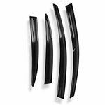 Fit 06-11 Honda Civic 4drs Sedan 4PCS Slim Style Window Rain Guard Visors JDM